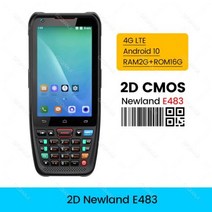 휴대용 무선 바코드 스캐너 안드로이드 10 핸드 헬드 터미널 PDA 하니웰 1D 2D 데이터 수집기 4G 와이파이 블루투스 NFC, Promotion_미국, Promotion+미국