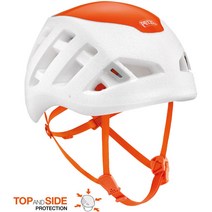 헬멧 【PETZL 페툴 시로코】 경량 A073 등반, 블랙/오렌지, S/M 머리둘레 48-58 cm