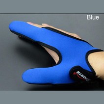 비 슬립 단일 손가락 수호자 낚시 장갑 어부 한 서핑 통기성 물고기 장비, 파란색