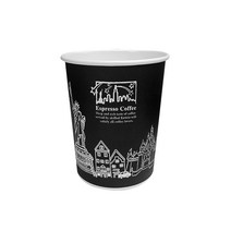 [종이컵] 10온스 뉴욕블랙 (100개), 단품, 단품