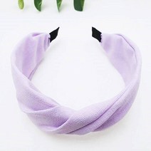 무이토린다 심플 무지 리넨 넓은 반다나 터번 헤어밴드 7color
