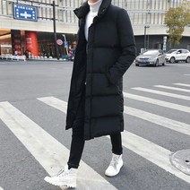남성 다운패딩 점퍼 탈착후드 롱패딩 조끼 점퍼 멋있는 정장에 어울리는 남자 남녀공용
