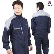 웰컴가운 TB-731 일체형 정비복 춘추 작업복 봄가을 티뷰크 전신, 2XL_105
