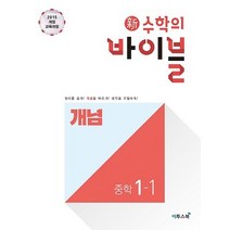 이투스 신수학의 바이블 개념 중학 수학 1-1 (2023), 중등1학년