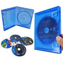 플스 4 5 XBOX 블루레이 타이틀 디스크 시디 씨디 CD DVD 보관 커버 공케이스 수납함 정리, 1개