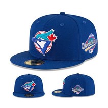 뉴에라 토론토 블루제이스 5950 핏 모자 MLB 1993 월드 시리즈 사이드 패치 캡