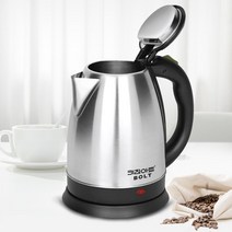 1300k [키친아트] 키친아트 볼트 스텐 전기주전자 1.8L 무선 전기포트 커피포트, 단품