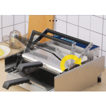 햄버거빵 소형 포장마차 토스터 번히터 수제버거 그릴, 업그레이드된 체인 모델 수직형 자동 버거 머신