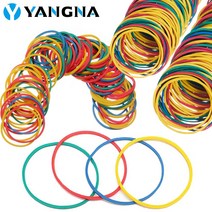 밴딩기 자동 수동 밴딩기계 밴딩머신 코드스트랩 Yangne 300/100/50pcs 혼합 컬러 고무 밴드 탄성 루프 코일 문신 기계 총 튜브 바늘 액세서리, [02] 100pcs