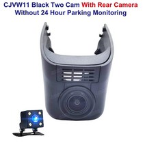 블랙박스 차량용 트럭 미니 외장형 가성비 Wifi 대시 캠 자동차 DVR 레코더 폭스 바겐 Passat Tiguan Toura, 03 Black  Two Cam_02 32G