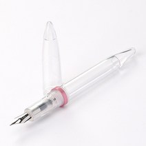 만년필 잉크 세트만년필 잉크 세트고품질 0.38mm 0.5mm 투명 수지 대용량 피스톤, 분홍색 원
