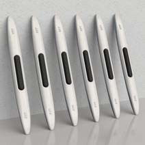 보쉘 자동차 문콕방지가드 차량용 도어가드 에어 정전기방지 6p, 화이트, 6개입