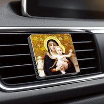 차량방향제 천연 자연향기 성화 액자 명품 감성디퓨저, 빙향/Le Christ Jaune