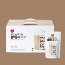 서울우유 고칼슘 무가당 블랙9곡 두유 40팩-검은콩두유