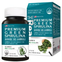 더 리얼 프리미엄 그린 스피루리나 spirulina, 580mg, 1개, 180정