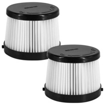 미국발송 Huiaway 디월트 DCV501HB용 교체용 진공 필터 2팩 DEWALT 20V 무선 진공 청소기 DCV5011H용 HEPA 진공 필터 재사용 및 세척 가능한 필터