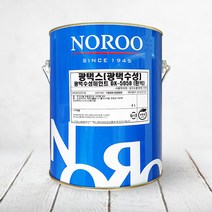 노루페인트 광택스 낙서방지페인트 수성유광 벽면 계단 4리터, 화이트/크림 0001A