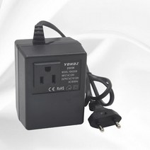 다운트랜스 200W 300W 전압 조정기 변압기 110V 220V 변환기 스텝 다운 어댑터, [01] EU Plug, [01] 200W 220V to 110VAC, 1개