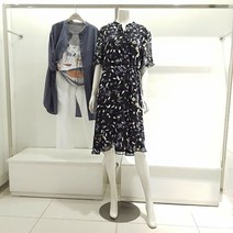 [벨라디터치] 플라워 랩 원피스 (V192OP39GRP1)