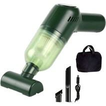 URJEKQ Handheld Vacuums Cordless Portable 120W 8000PA Rechargeable Car Vacuum Cleaner with Powerful, Green