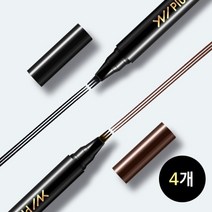 유니픽쳐 타투 3도트 쌩얼 아이라이너, 브라운, 4개