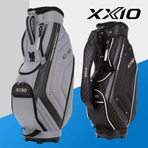 AK골프 어쎈틱 경량 캐디백 X142, 블랙체크