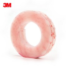 3M 듀얼락 양면 테이프 벨크로 찍찍이, 3M SJ3560-투명 /, 2.54cmX100cm