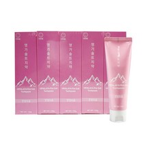 히말라야 핑크솔트 치약, 120g, 5개