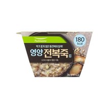 풀무원 식사대용 영양 전복죽_컵 1인 (260g) 아침 야식 환자식 부모님식사 혼밥 간단요리 다이어트, 28개
