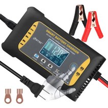 오토바이배터리 자동차 충전 자동복원기 10A20A 12V24V 오토바이 배터리 수리용 스마트 충전기 자동 모토 납산 AGM 젤 PB 리튬 LiFePo4, US PLUG 2