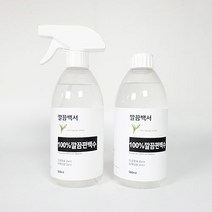 깔끔백서 100%깔끔편백수 리필 500ml + 스프레이 500ml _ 1세트