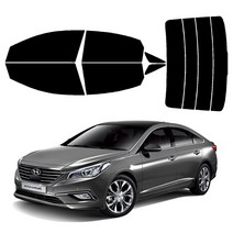 로톰 LF소나타 (14년-19년) 측후면 썬팅필름 DIY 셀프 열차단 썬팅지, RTF-1S 25 (연함), 현대