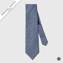 인디안 브루노바피 네이비 잔체크 넥타이 MACSN3Y1251