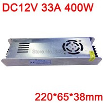 파워 서플라이 전원공급 장치 ac110v 220v dc12v ac-dc 정전압 드라이버 스위치 전원 공급 슬림 스트립 크기 12v 3a 5a 8.5a 10a 12.5a 15a, 12v 33a 400w
