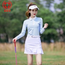 골프 의류 여성용 가을과 겨울 긴소매 숏 스커트