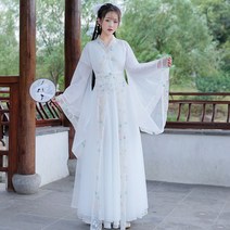 우아한 꽃자수 여성 어른 퓨전 한복 한국 무용 의상 사극 드라마 연극 뮤지컬 촬영