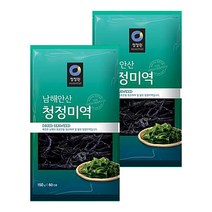 청정원 남해안산 청정미역, 150g, 2개