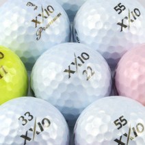 젝시오 A-급 Color White 3.4피스 50개 로스트볼 젝시오공, 1개