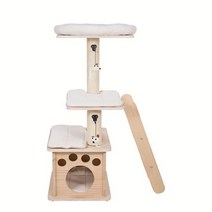 디작소 펫모닝 원목 캣타워 blr-2533 (방석 & 매트포함), one color