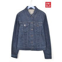 빈티지/ 유니클로 청자켓/여성M/데님/진청/브랜드/1164