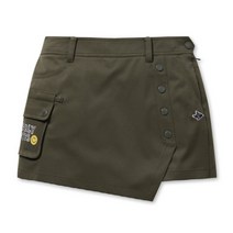 파리게이츠 파리게이츠반바지 F 52101PS371_KH 카키 여성 스냅 버튼 큐롯 스커트 52101PS371 KH