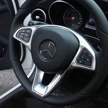벤츠 W205 X253 C GLC 클래스 핸들 테두리 크롬 몰딩, B TYPE