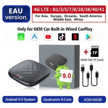 카링킷 Won-Carlinkit 4 무선 카플레이 미니 Ai 박스 안드로이드 오토 아우디 벤츠 마쓰다 토요타 넷, 06 TBOX-4G64G-US