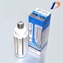 두영조명 LED 콘벌브 보안등 75W 불투명 주광색(6500K) E39 에너지소비효율1등급