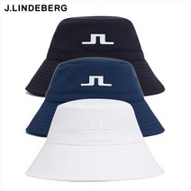 [J.LINDBERG] 여성 골프 모자 / 제이린드버그 시리 버킷햇 / 벙거지모자/화이트 네이비 블랙, One Size, 2.JL네이비
