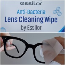 에실로 렌즈 클리닝 와이프 50pcs 일회용알콜솜 안경닦이