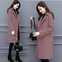 밀크봉봉 여성의류 하프 슬림 모직 여성 코트