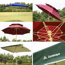 햇빛차단 (대형 사각/팔각 파라솔 받침대) 야외테라스, 사각파라솔만_와인