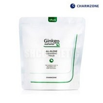 참존 징코 내추럴 올인원 클렌징 티슈 (리필) 110매, 1개 [ 기능성 샘플 증정]