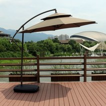 건널목 파라솔 그늘막 신호등 횡단보도 초대형 루프탑 야외 카페 정원 마당, 3M와인레드파라솔레인프루프